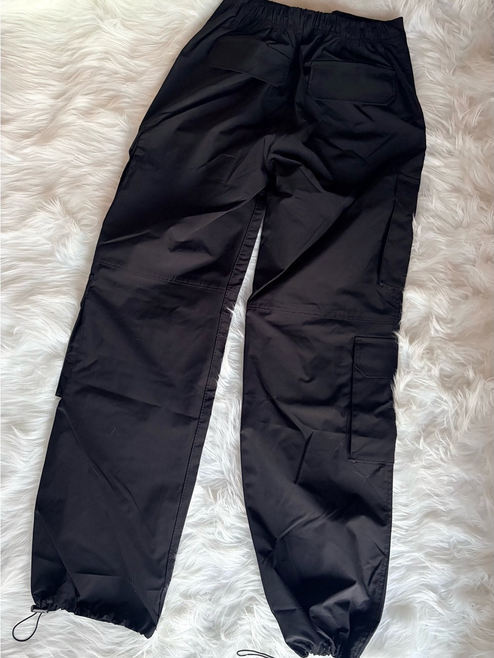 Black Cargo Pants & Tank Top 2 Piece Set - Picture 7 of 9